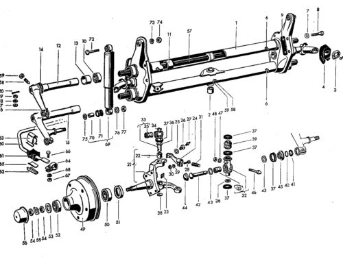 NOS 211 411 033 Torsion spring, nine leaves