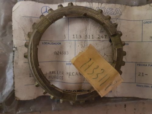 113311247 Synchronizer stop ring, 1st speed, 3mm shoulder