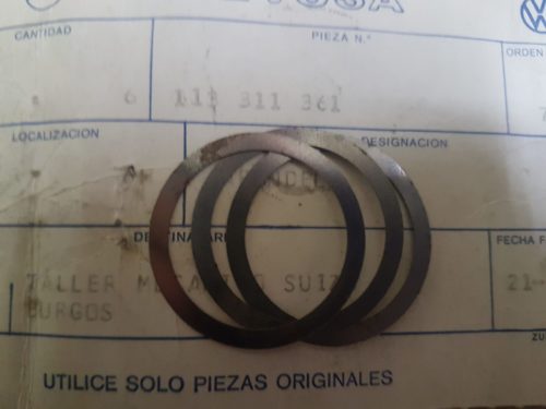 113311361 Shim 0.15mm, for concave washer