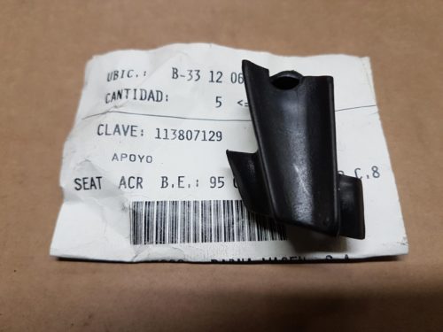 113807129 Rear bumper support wedge, left