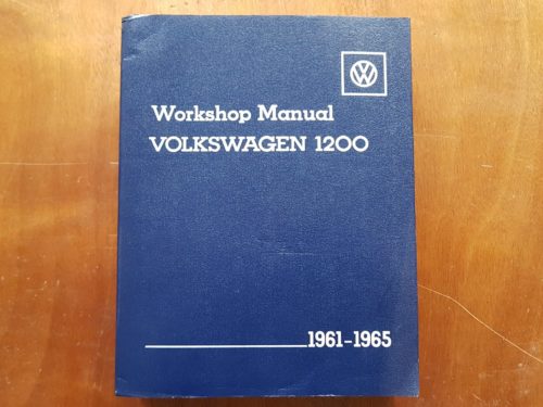LPV800121 Workshop Manual VW 1200 61-65
