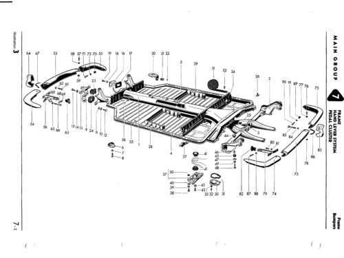 (NOS) 311 705 037 Frame head