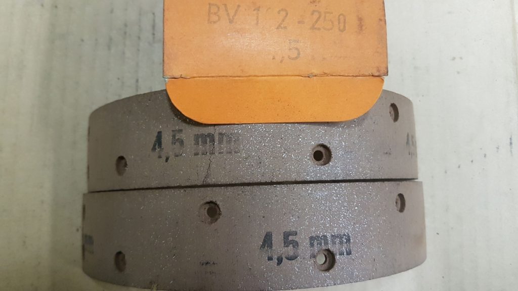 211698074 Brake linings 40mm HERITAGE STOCKS Original Parts