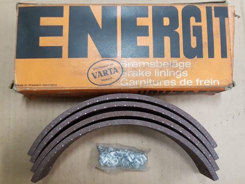 211698112 Set brake linings 50mm, front, oversize