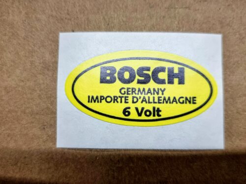 000905105 Sticker Bosch Coil 6v
