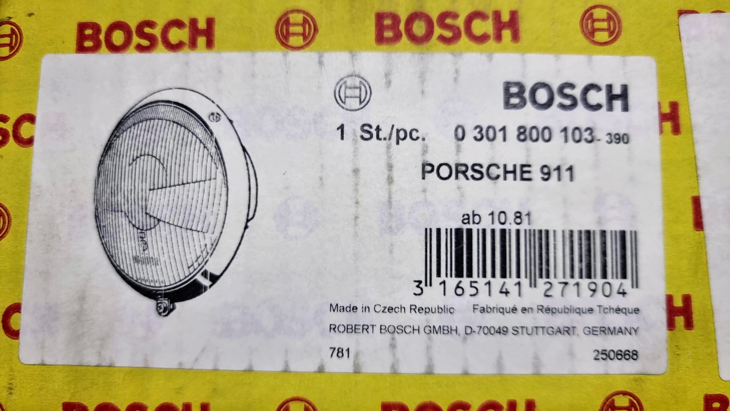 91163111302 Headlamp Bosch | HERITAGE STOCKS - Original Parts