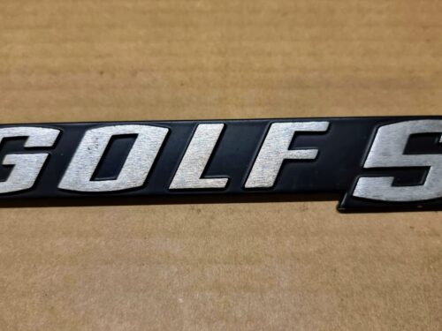 171853687B Sign “GOLF S” aluminium