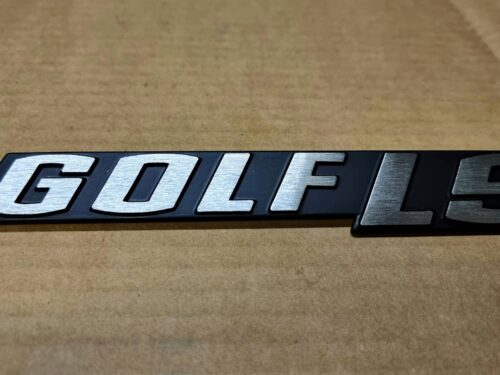 171853687C Sign “GOLF LS” aluminium