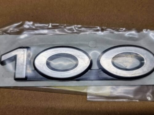 431853741A 2ZZ Sign "100" chrome