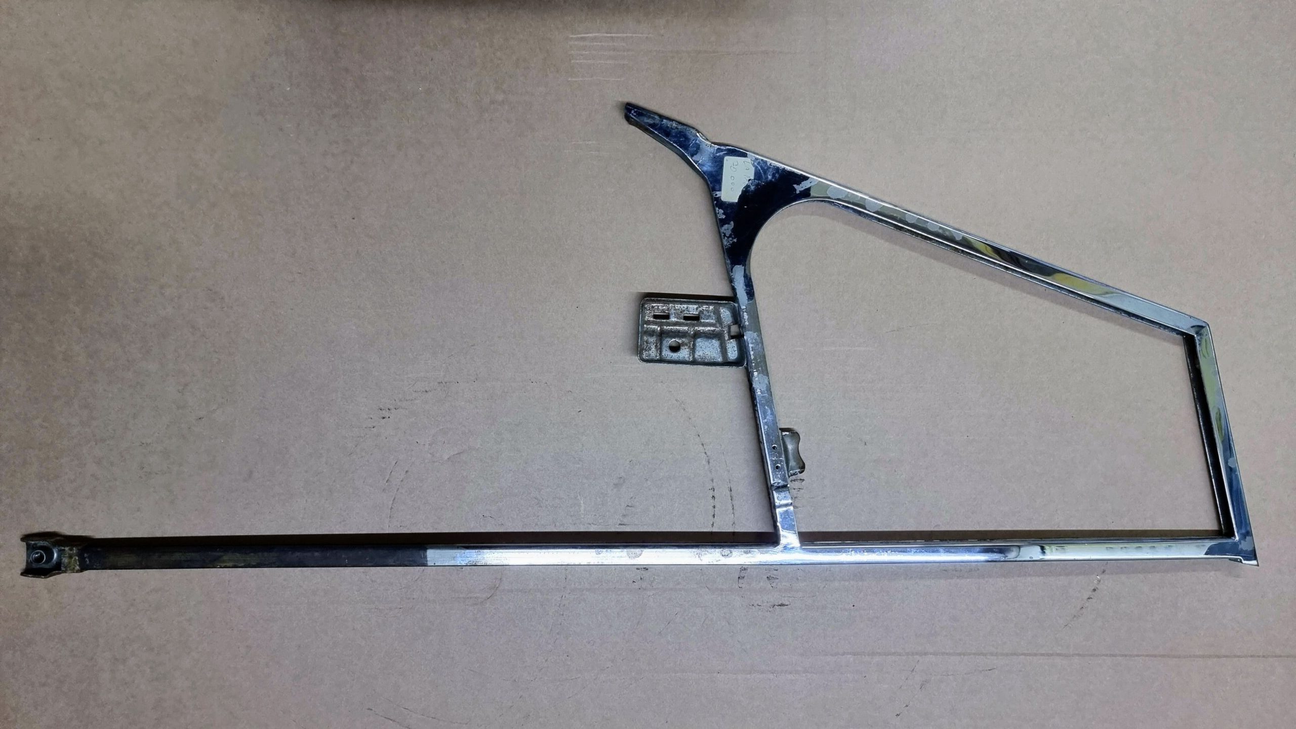 NOS 151837401B Frame, vent wing, left
