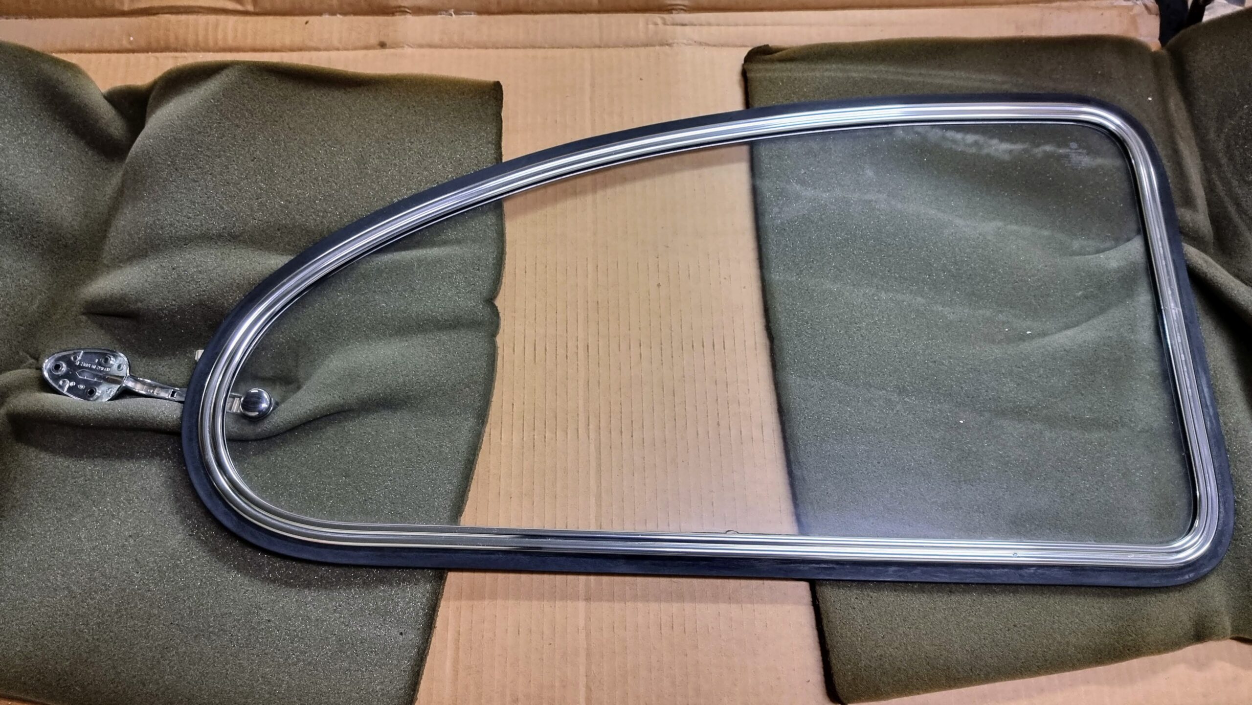 thumbnail image 2 of Air-Cooled VW Type 1 Pop-Out Window Hinge - Part #113847125A For 1950-1979 Beetles 2 of 11