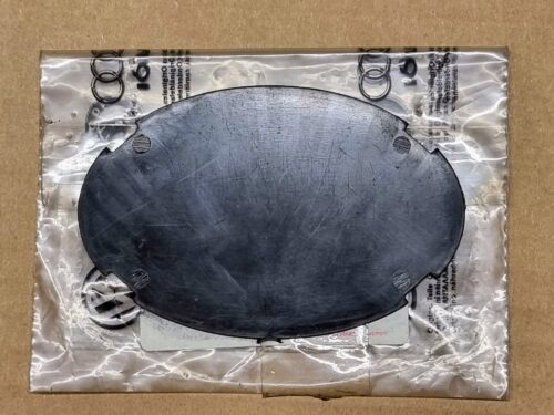 NOS 113853643A Oval grille plate, front fender