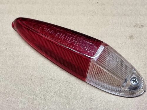 NOS 311949109 Lens side marker, parking lamp, red/clear