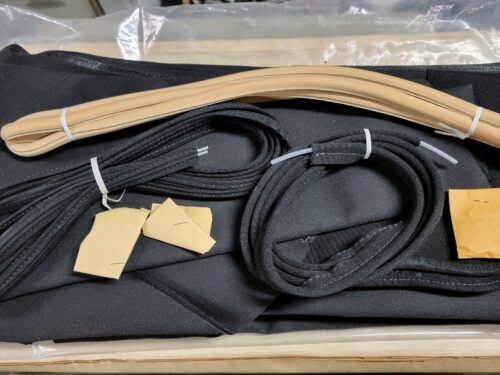NEW 151871035C 041 Top cover, black canvas