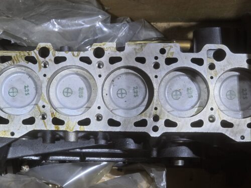 NOS 034103101A Cylinder block with pistons