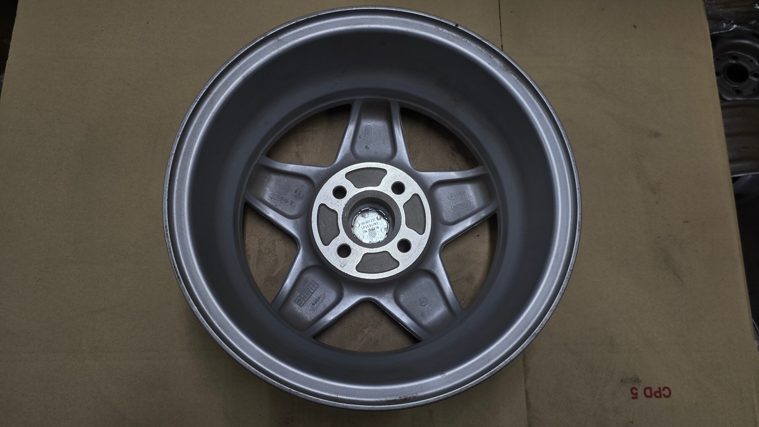 NOS 357071490 1ZL Alloy rim 6Jx14H2 ET38 4/100