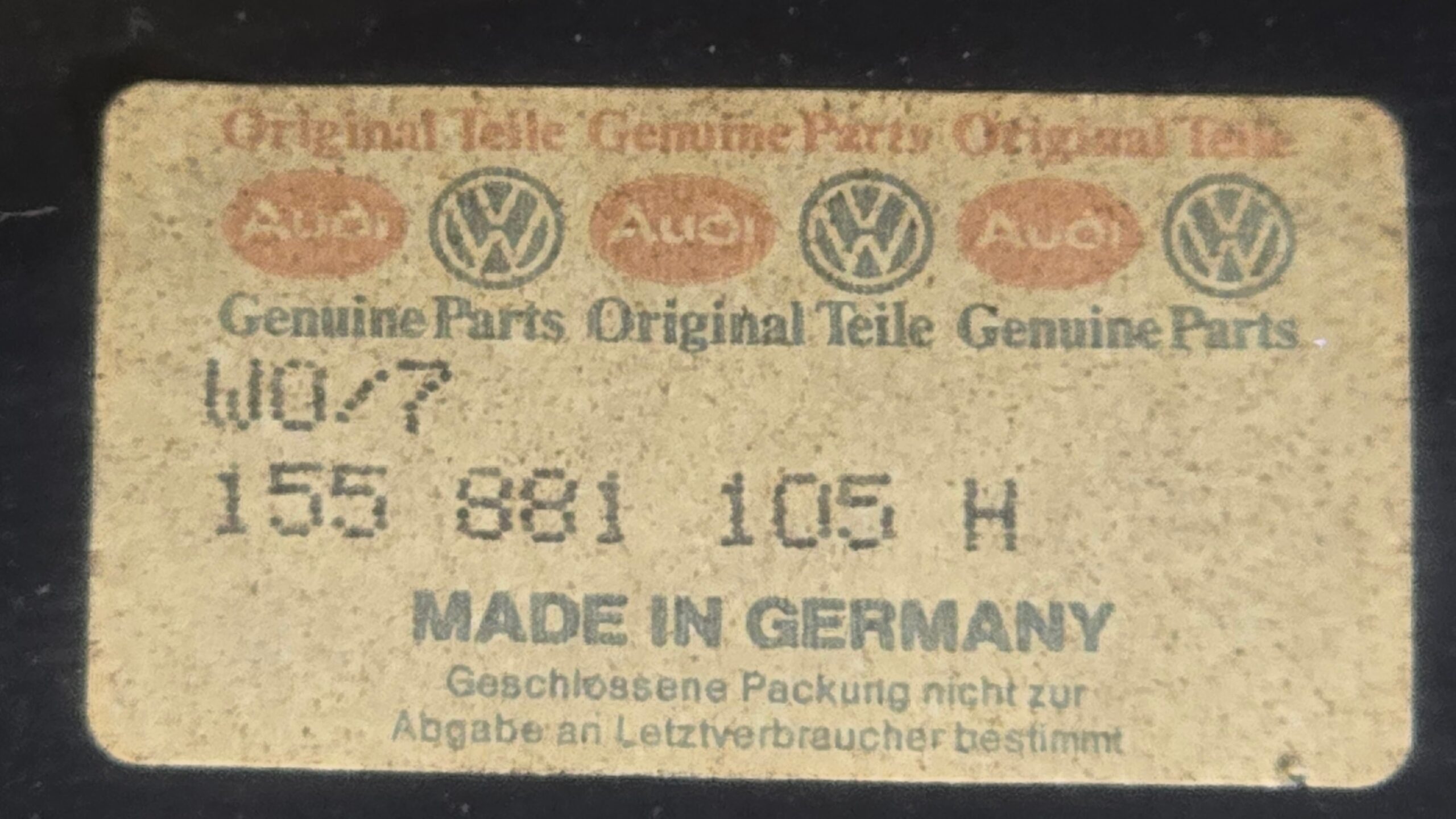 NOS 155881105H Seat frame